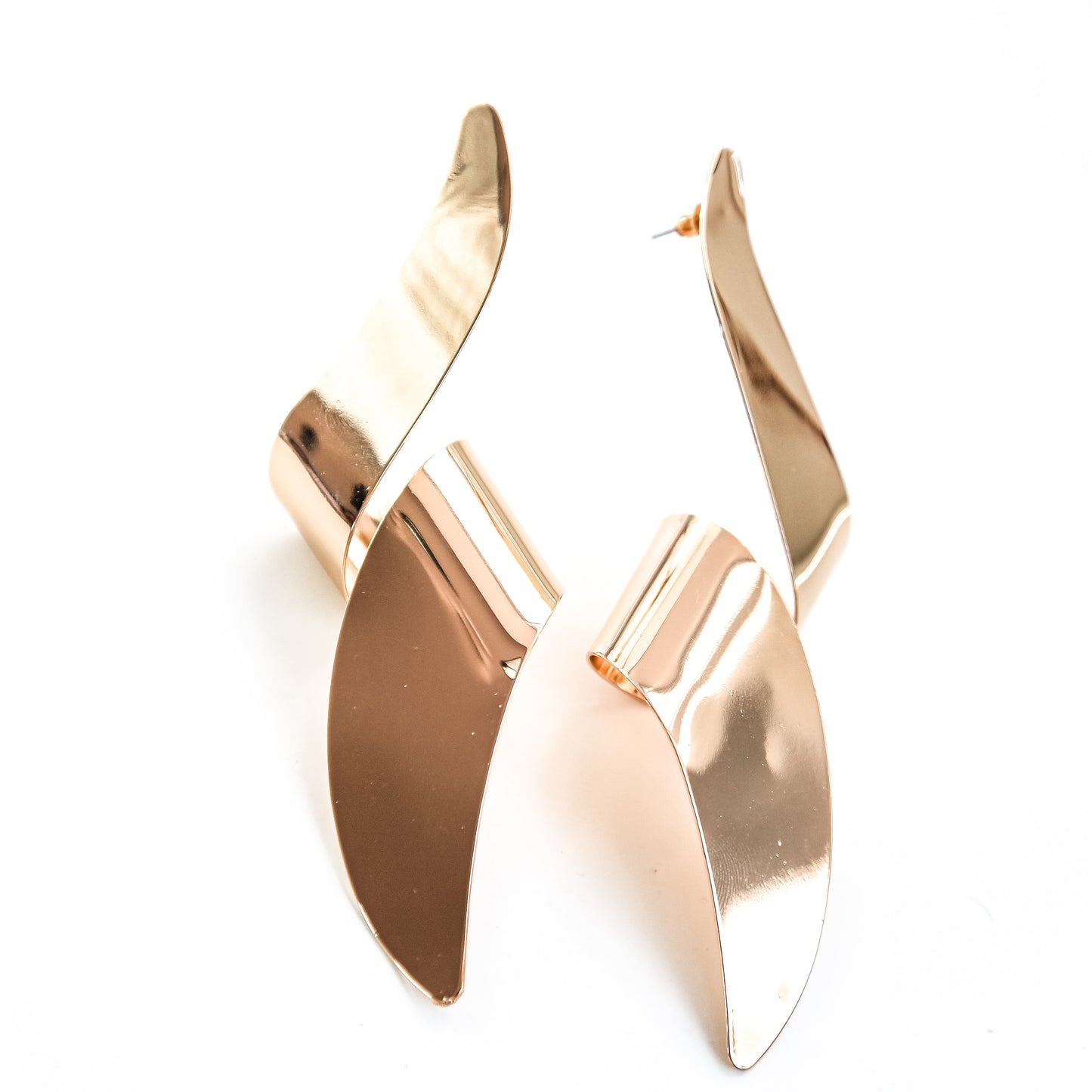 Gold curl Earrings