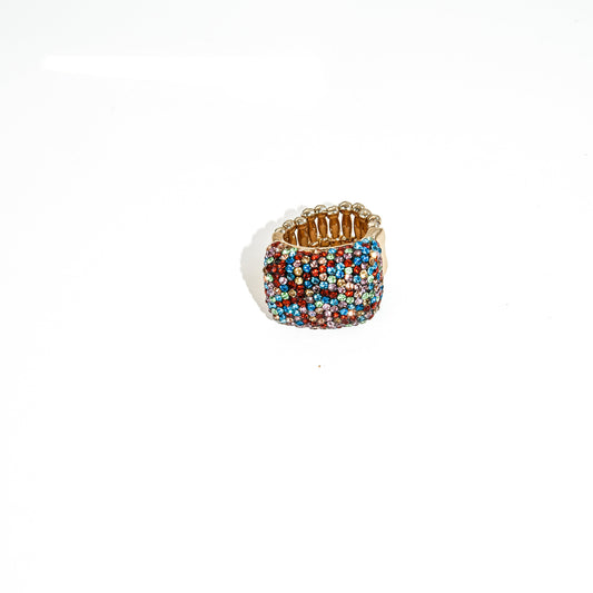 Leor Multicolour Stone Ring 